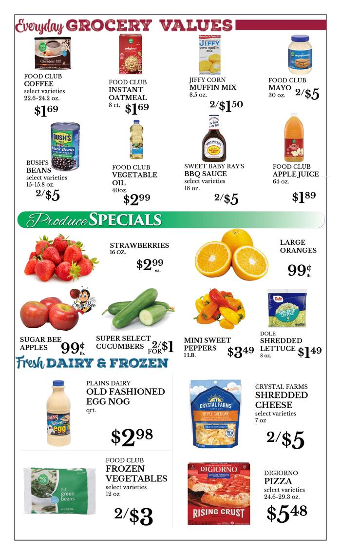 Wiggins Super's | Ad Specials
